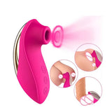 LadySucking Vibrator G-spot Clitoral Tongue Dildo Nipple Oral Sex Toys for Women