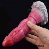 With Knot Silicone Sex Toys Realistic Penis Strong Sucker Butt Female Masturbate