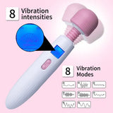 Full Body Handheld Massager Wand Back Neck Machine G Spot Clit Vaginal Vibrator