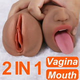 Male Masturbaters Realistic Vagina Love Toy Pocket Pussy Oral Sex Toy for Men